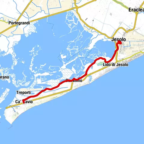 Etappe 37: Alpina Antica Trail | ET37: Jesolo - Ca' Savio