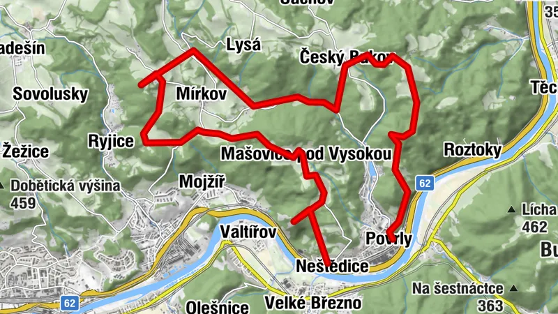 Kozi Vrch und Blansko Wanderung und Übung Klettersteig (CZ)