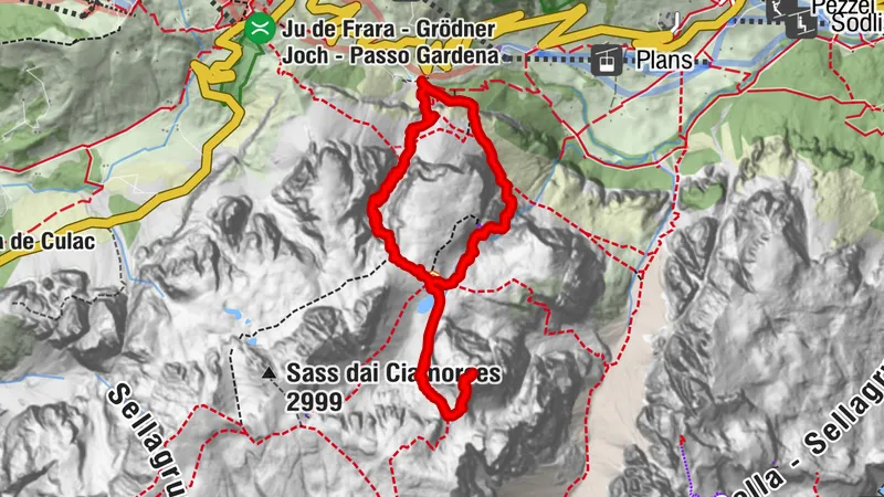 IV. Cima Pisciadu (2985 m) – Via Ferraty Tridentina i Pisciadu