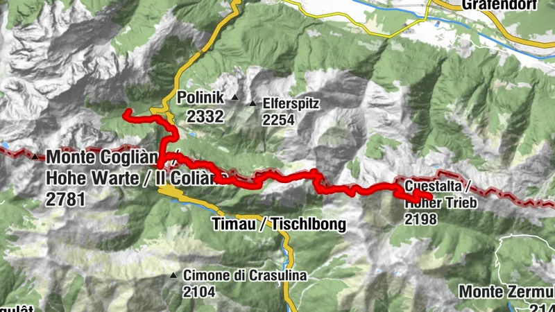 Goldtoni - Alpenbogen A163 Valentinalm - Rifugio Piedro Fabiana