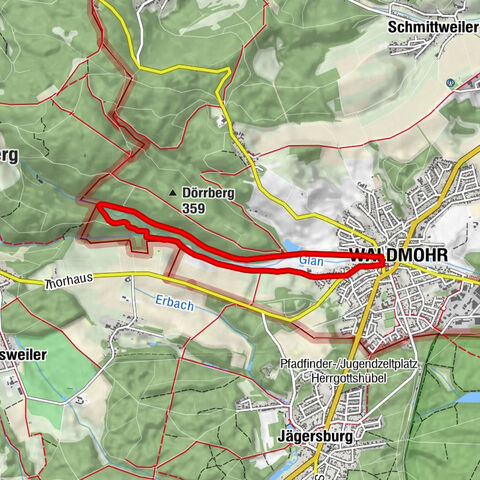 Waldmohr - Rundweg Verladerampe