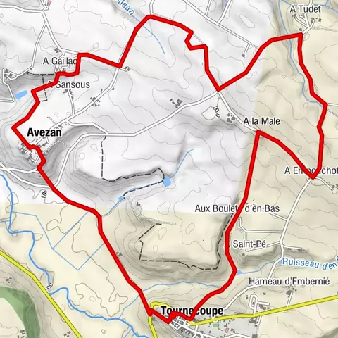 Tournecoupe - On the route to Notre Dame de Tudet