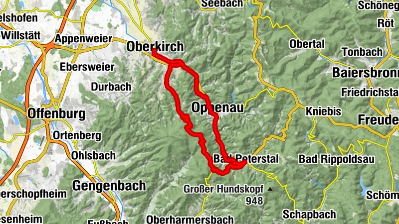 Panoramatour in die Oberkircher Altstadt
