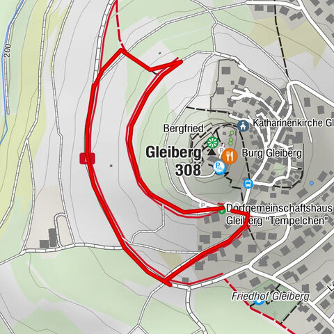 Red Cattle Circular Route in the Gleiberger Land