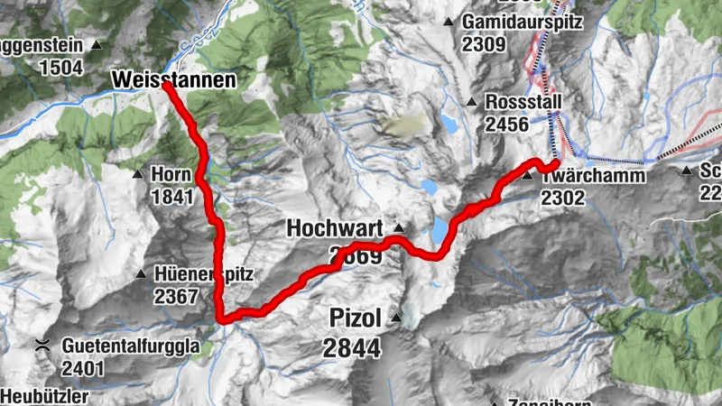 Pizol - Batöni - Weisstannen