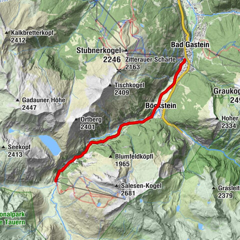 Bad Gastein-Böckstein-Sportgastein(Schlechtwettervariante)