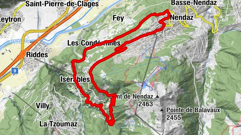 Route to Isérables