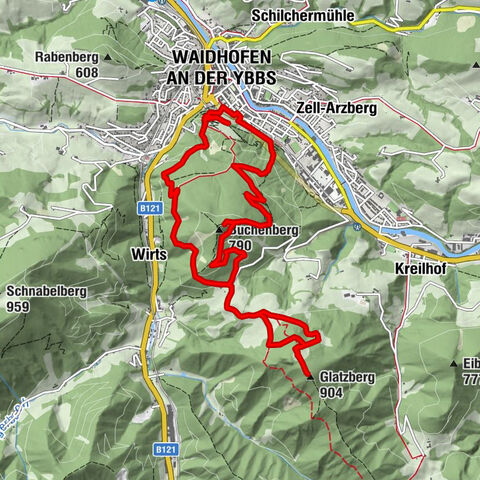 The summits of Waidhofen