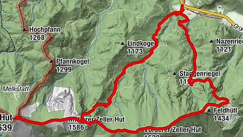 Mariazell Grünau Zellerhüte retour 04.06.2016