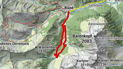 Circular hike through the Bärgunttal