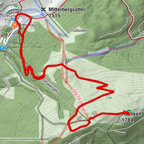 Panorama hike to the Hochkeil