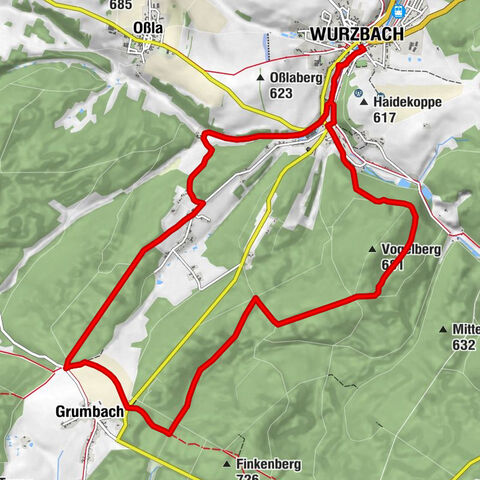 Børnesti - "Humboldt Discovery Trail" - Wurzbach - Thüringer Wald