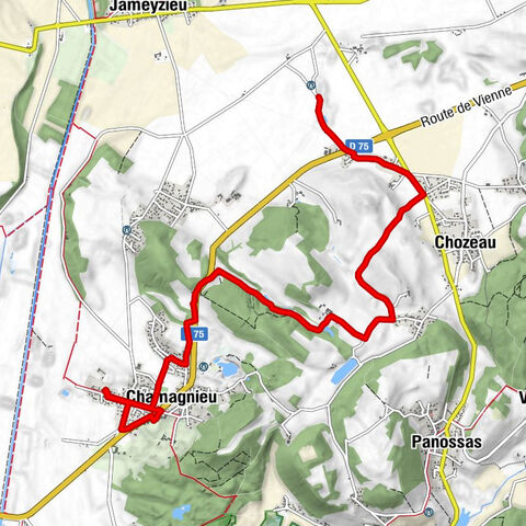 Chamagnieu, Satolas-et-Bonce, Jameyzieu, Chozeau et Chamagnieu
