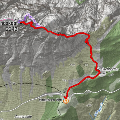 Felix-Kuen via ferrata on the Hundskopf